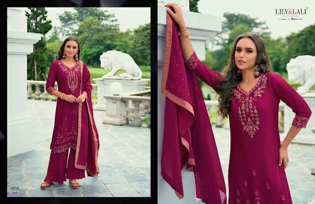 Lily & Lali Malang Vol-2 Silk Readymade Suit (6 pcs Catalogue)
