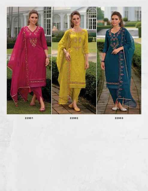 Lily & Lali Miraan Vol-3 Viscose Readymade Suit (6 pcs Catalogue)      