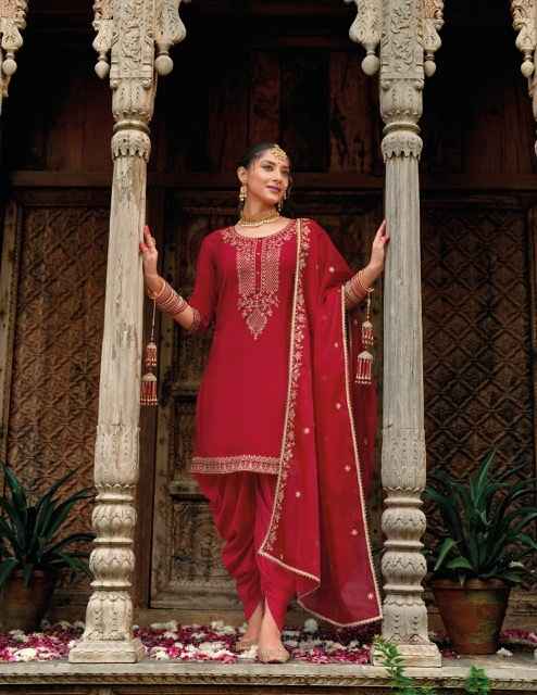 Lily & Lali Real Tulip Viscose Readymade Suit (8 pcs Catalogue)