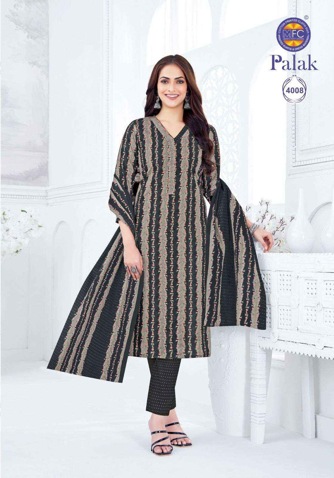 MFC Palak Vol-4 Heavy Cotton Dress Material (12 pcs Catalogue)