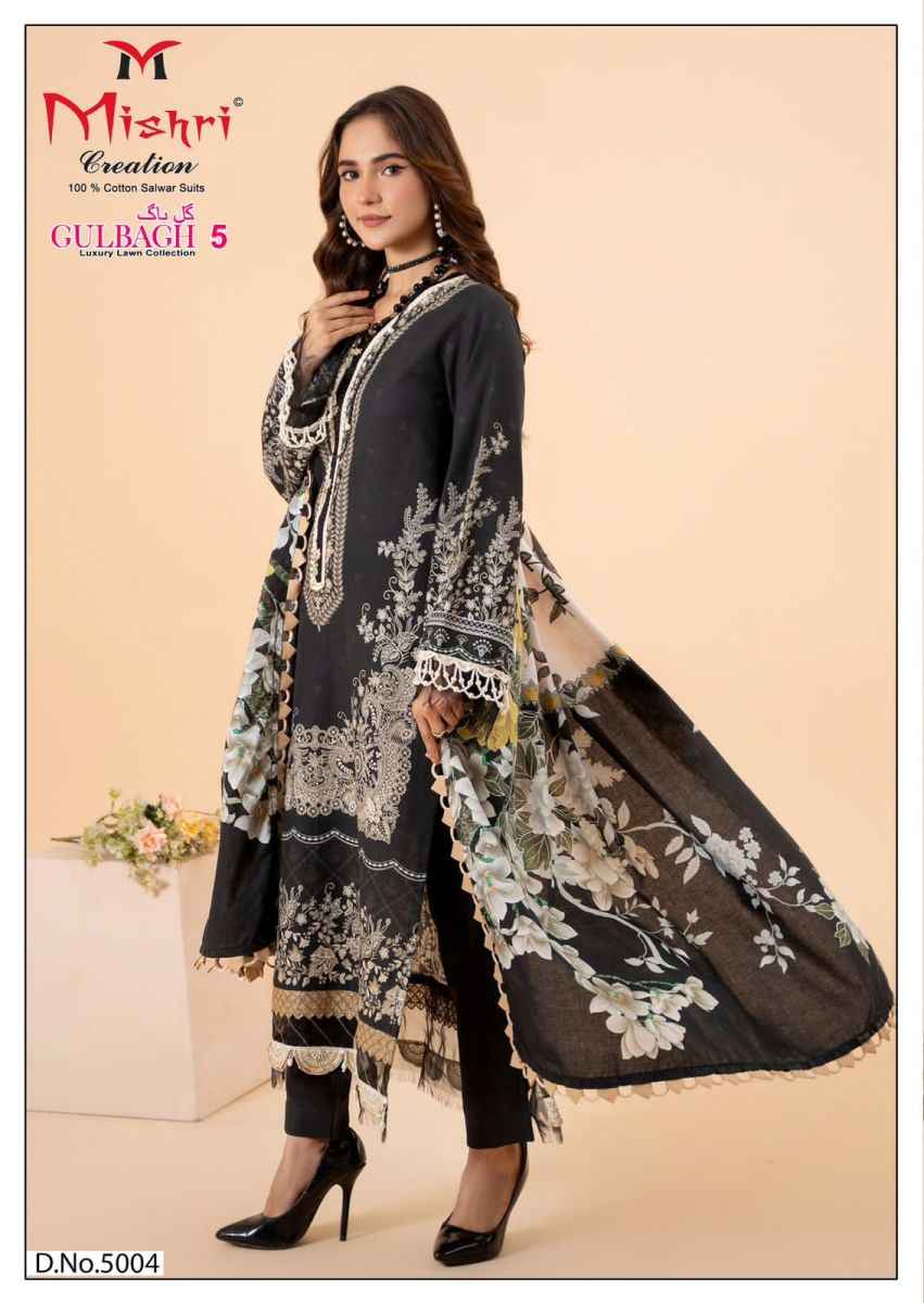 Mishri Creation Gulbagh Vol-5 Lawn Cotton Dress Material (6 pcs Catalogue)