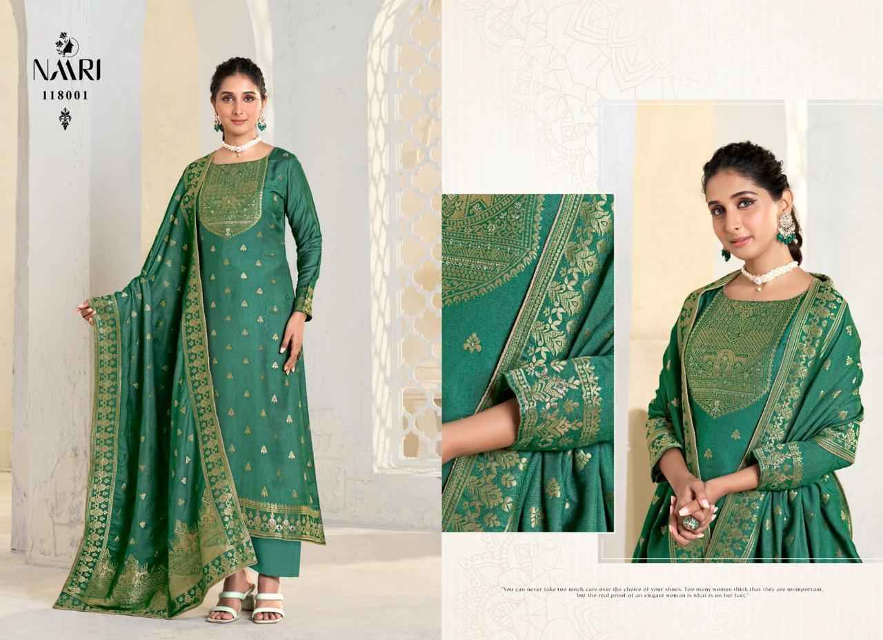 Naari Gulzar Viscose Pashmina Dress Material (4 pcs Catalogue)