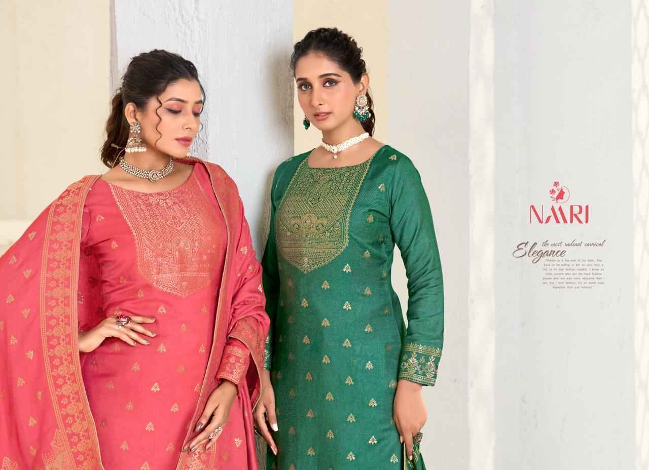 Naari Gulzar Viscose Pashmina Dress Material (4 pcs Catalogue)