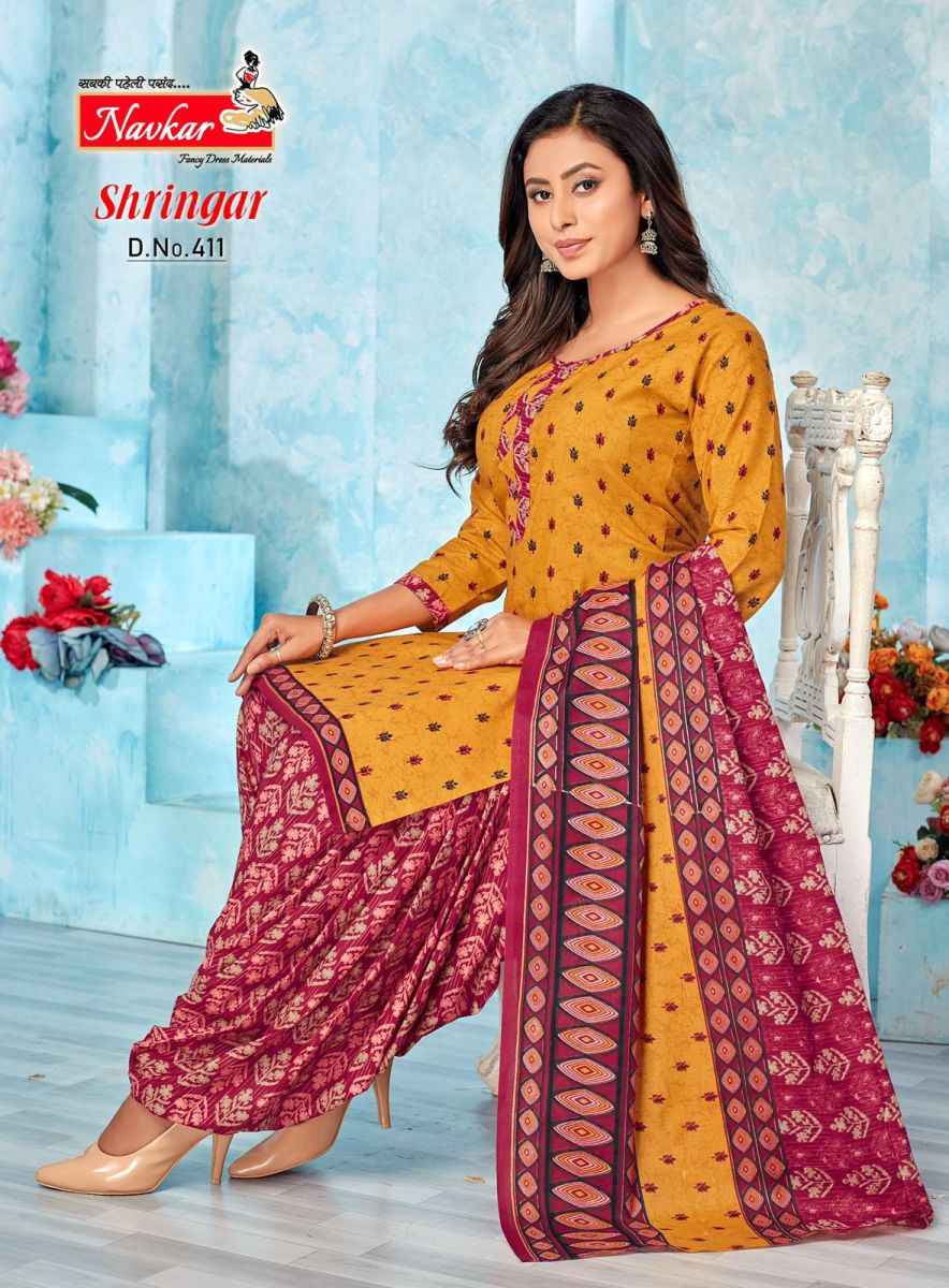 Navkar Shringar Vol-4 Mix Cotton Readymade Suit (16 pcs Catalogue)