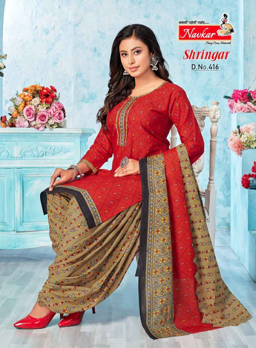 Navkar Shringar Vol-4 Mix Cotton Readymade Suit (16 pcs Catalogue)