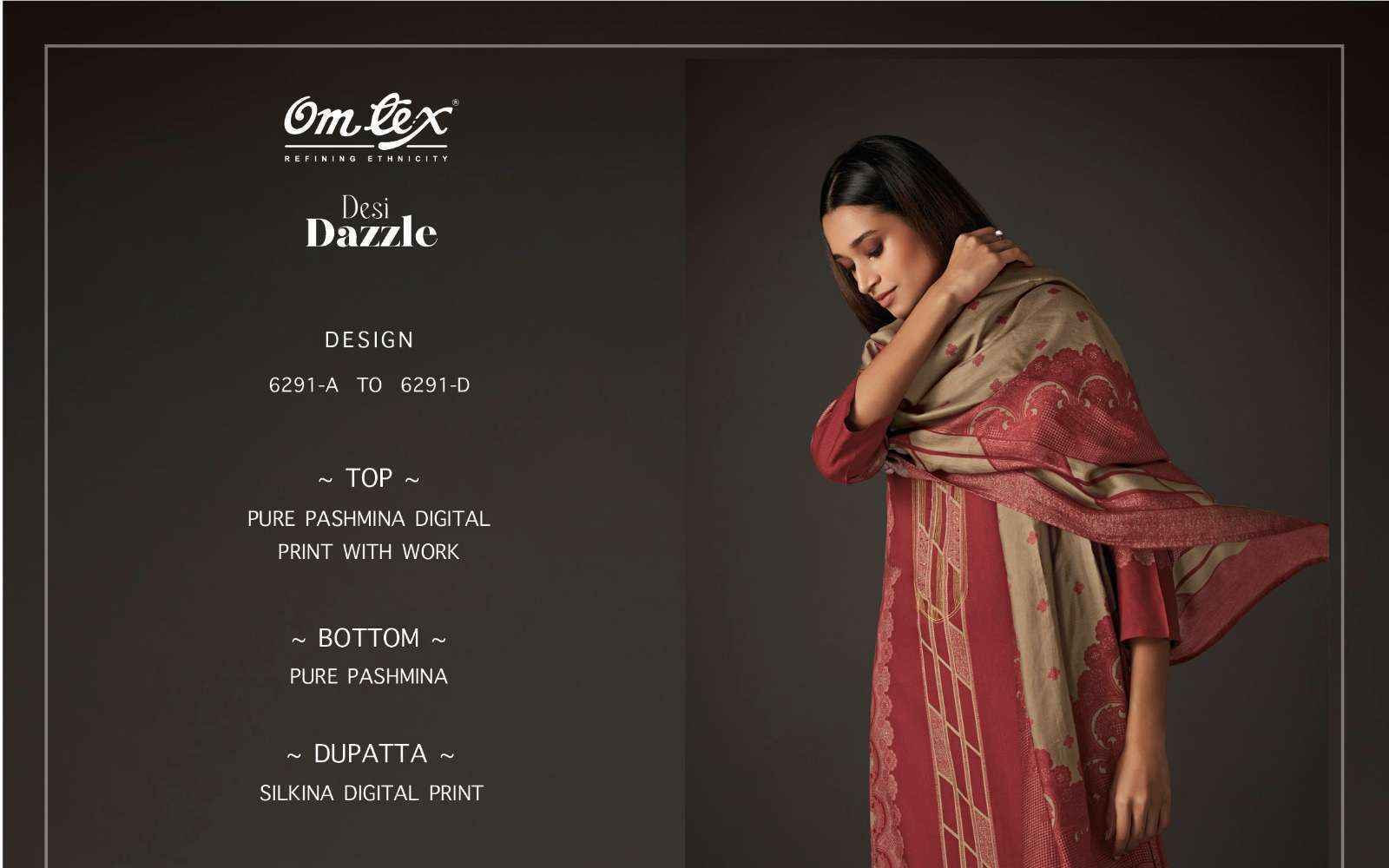 Omtex Desi Dazzle Pashmina Dress Material (4 pcs Catalogue)