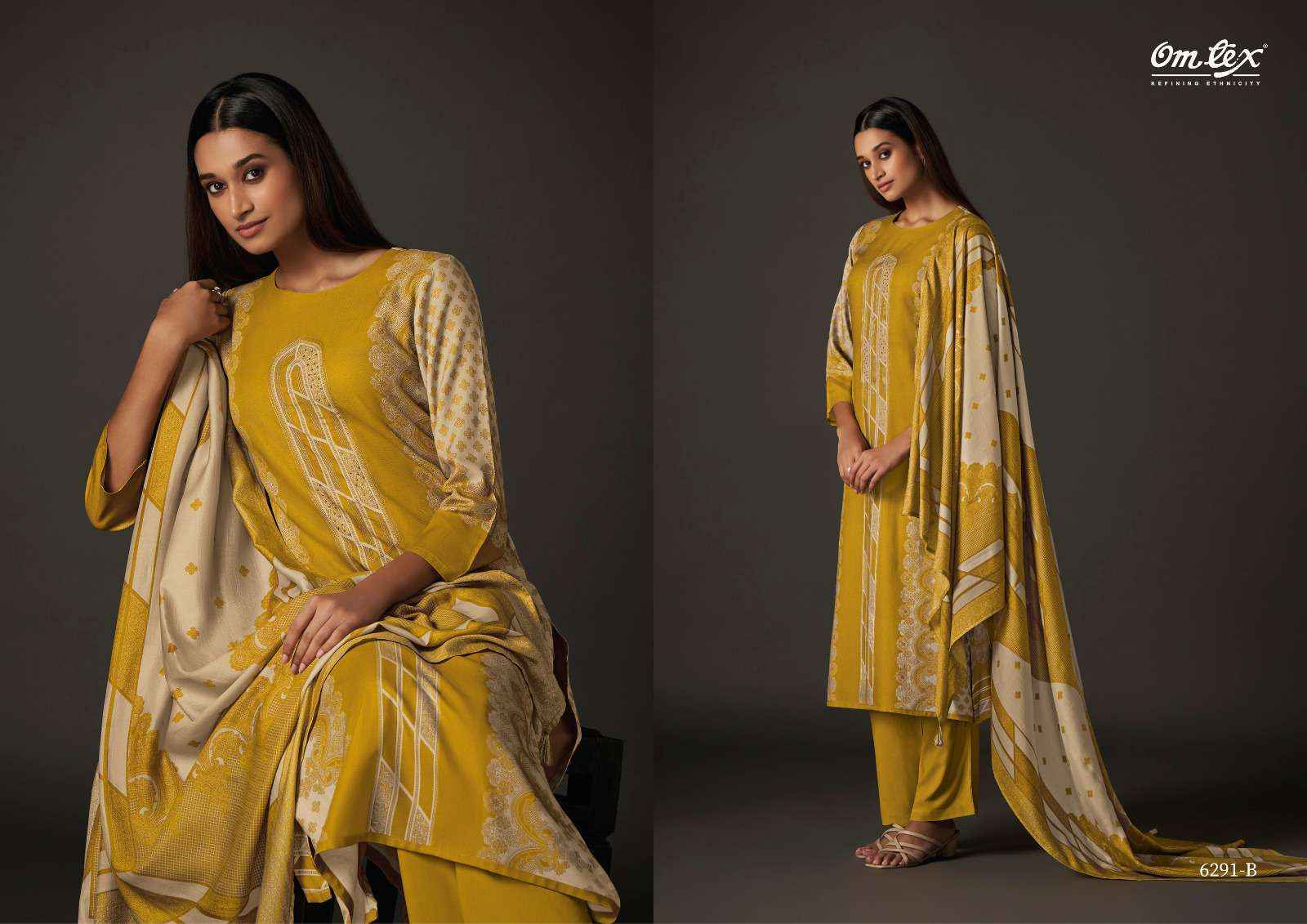Omtex Desi Dazzle Pashmina Dress Material (4 pcs Catalogue)