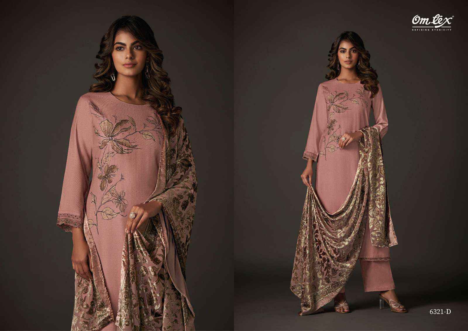 Omtex Nimaya Pashmina Dress Material (4 pcs Catalogue)