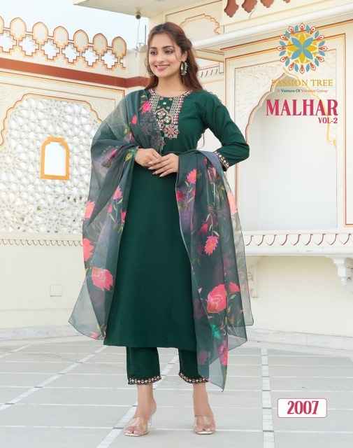Passion Tree Malhar Vol-2 Romal Silk Readymade Suit (8 pcs Catalogue)