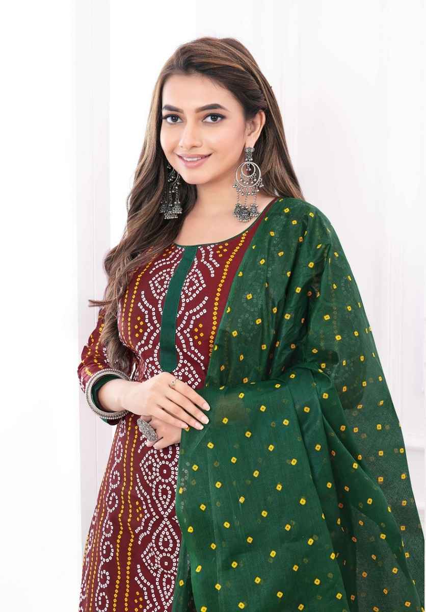 Premier Bandhani Special Vol-5 Cotton Readymade Suit (10 pcs Catalogue)