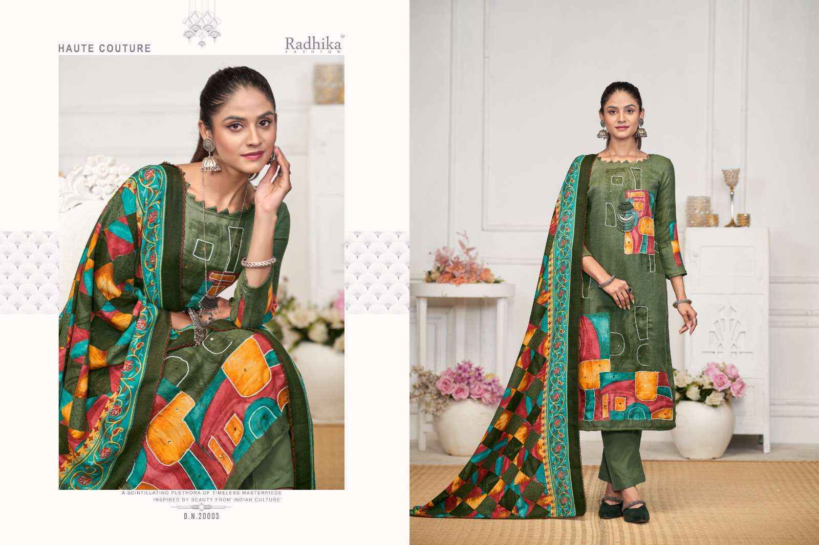Radhika Fashion Rehnuma Pashmina Dress Material (4 pcs Catalogue)