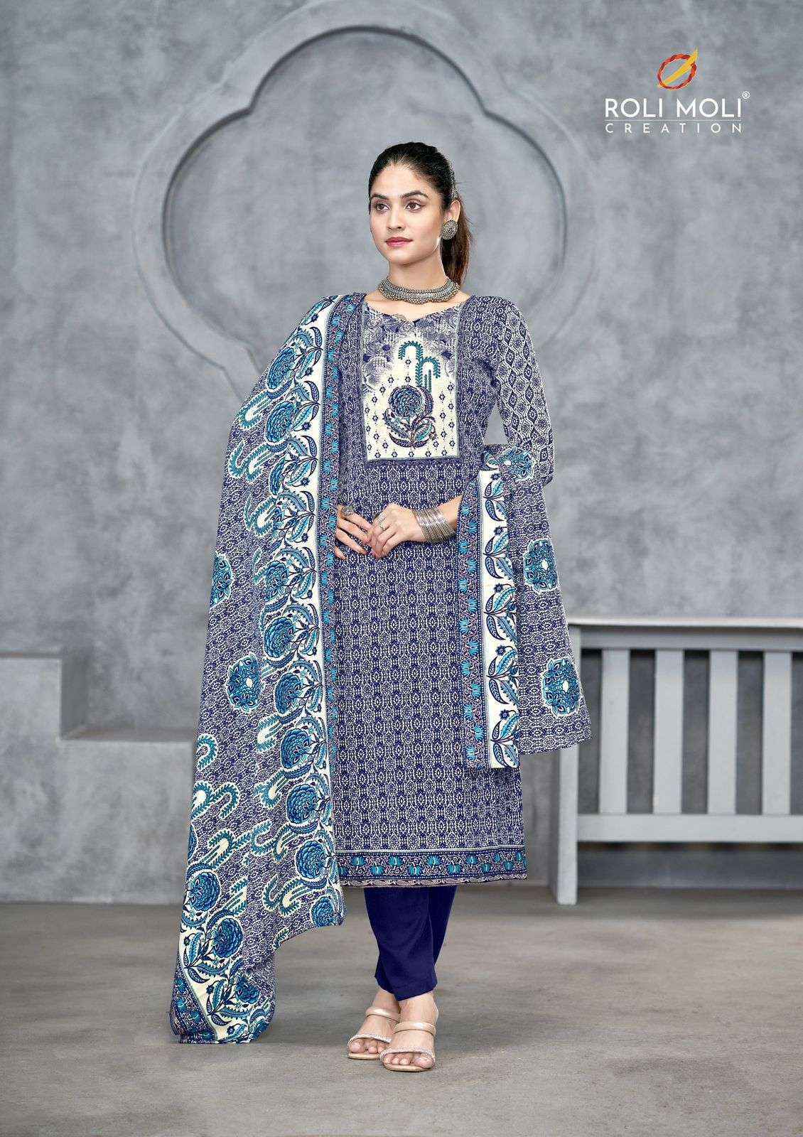 Roli Moli Shagun Pashmina Dress Material (8 pcs Catalogue)