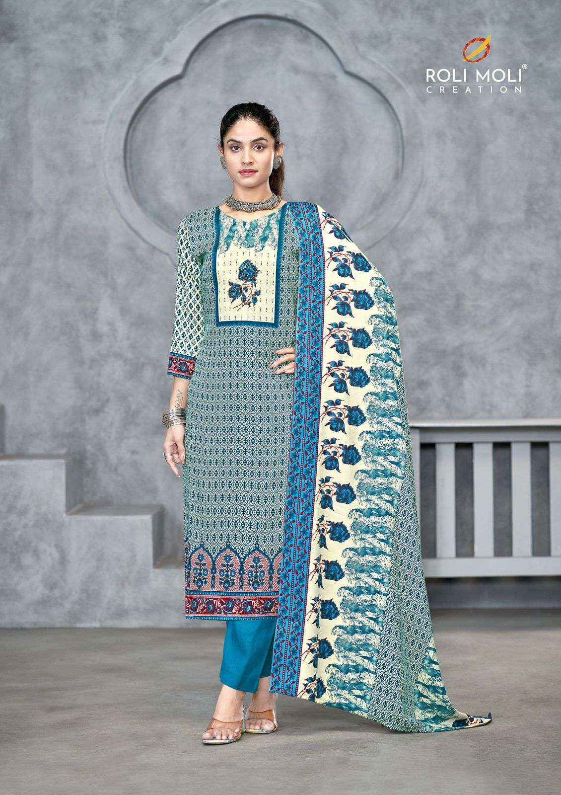 Roli Moli Shagun Pashmina Dress Material (8 pcs Catalogue)
