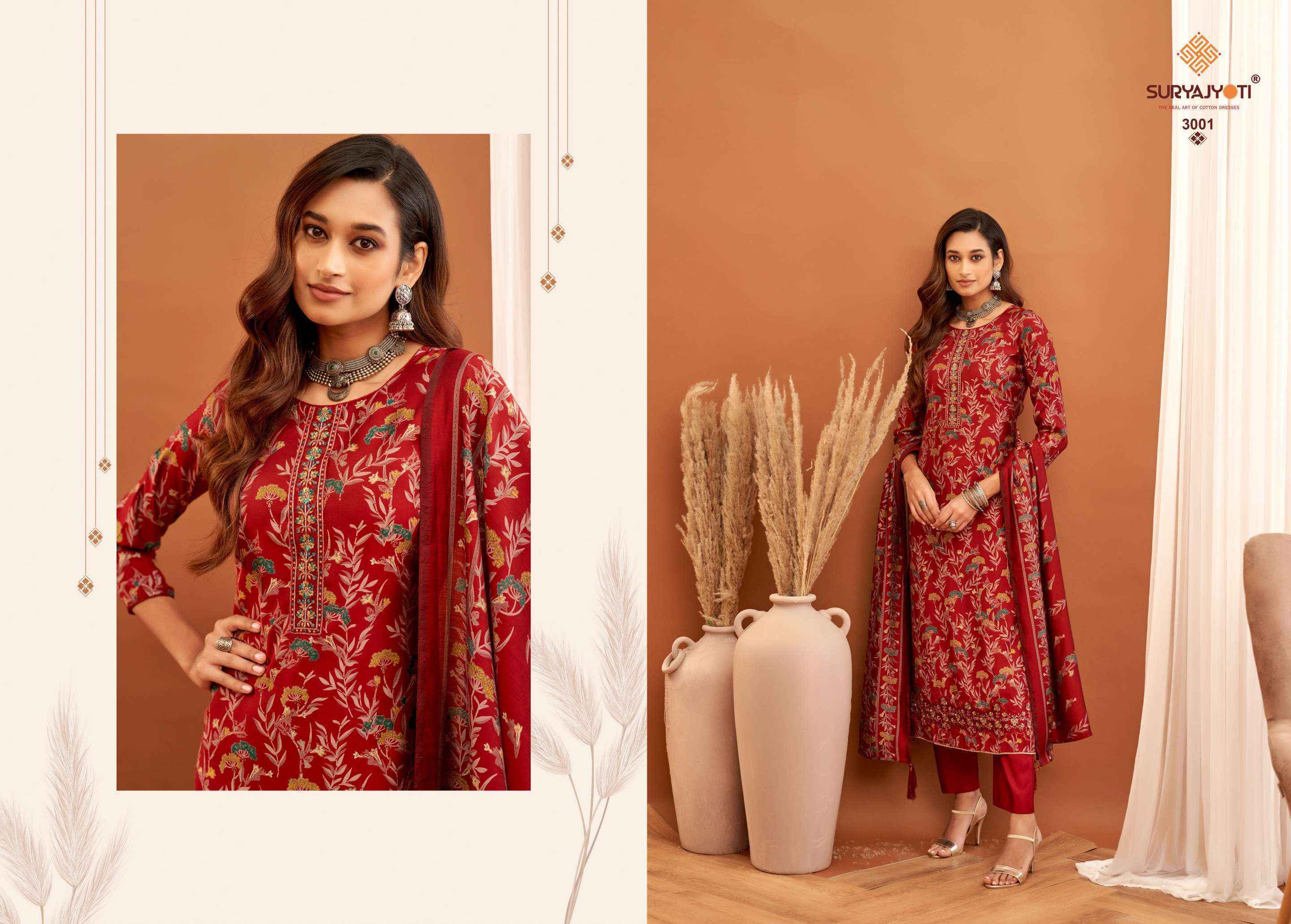 Suryajyoti Kanika Vol-3 Modal Dress Material (6 pcs Catalogue)