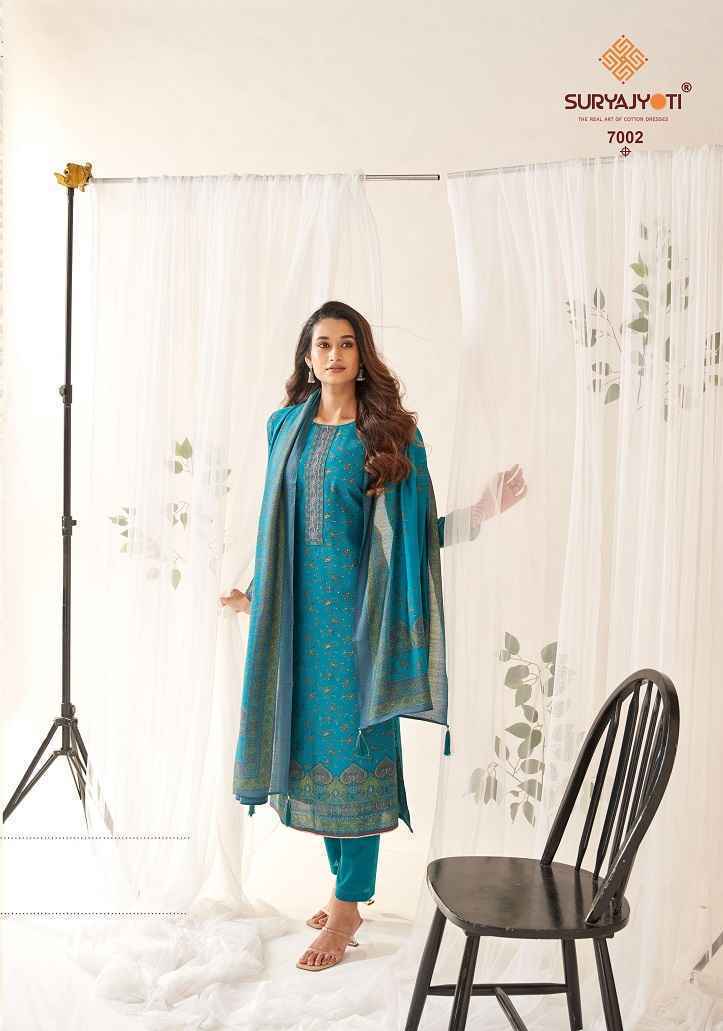 Suryajyoti Pushpa Vol-7 Modal Dress Material (8 pcs Catalogue)