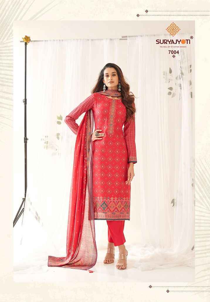 Suryajyoti Pushpa Vol-7 Modal Dress Material (8 pcs Catalogue)