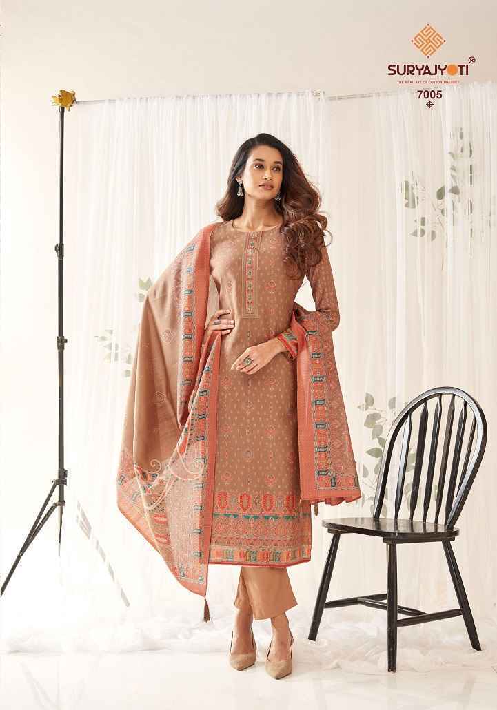 Suryajyoti Pushpa Vol-7 Modal Dress Material (8 pcs Catalogue)