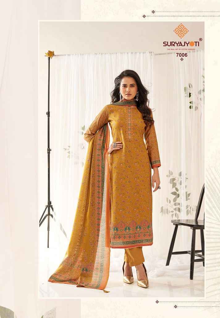 Suryajyoti Pushpa Vol-7 Modal Dress Material (8 pcs Catalogue)