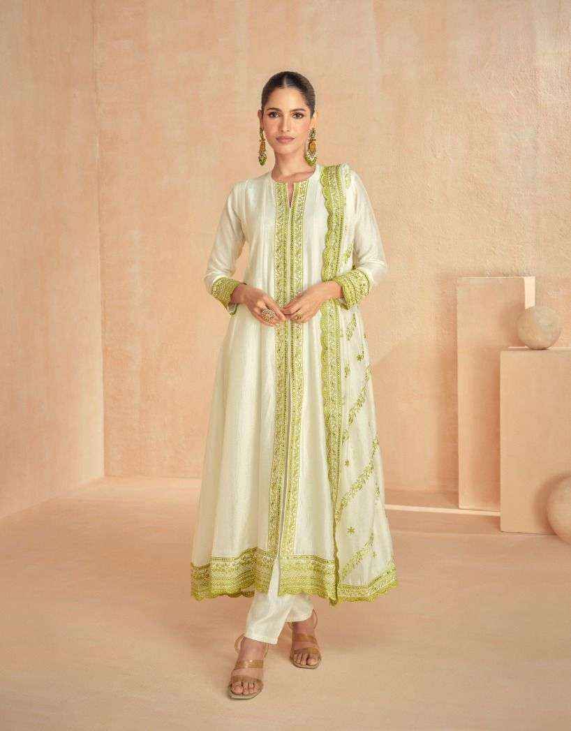 Aashirwad Creation Rubal Silk Readymade Dress (3 pcs Catalogue)
