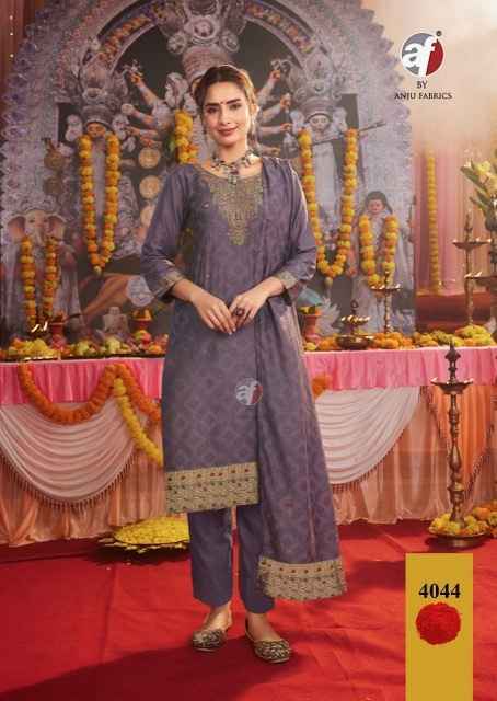 Anju Fabrics Palki Vol-4 Muslin Readymade Suit (6 pcs Catalogue)