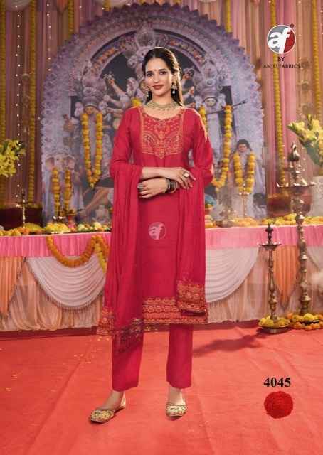 Anju Fabrics Palki Vol-4 Muslin Readymade Suit (6 pcs Catalogue)