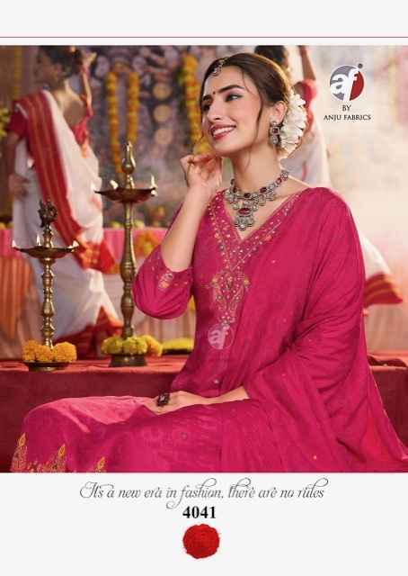 Anju Fabrics Palki Vol-4 Muslin Readymade Suit (6 pcs Catalogue)
