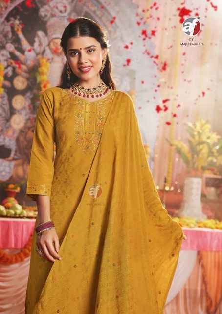 Anju Fabrics Palki Vol-4 Muslin Readymade Suit (6 pcs Catalogue)
