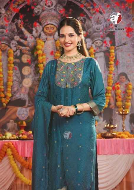Anju Fabrics Palki Vol-4 Muslin Readymade Suit (6 pcs Catalogue)
