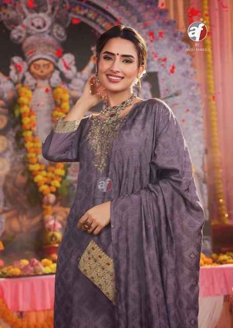 Anju Fabrics Palki Vol-4 Muslin Readymade Suit (6 pcs Catalogue)