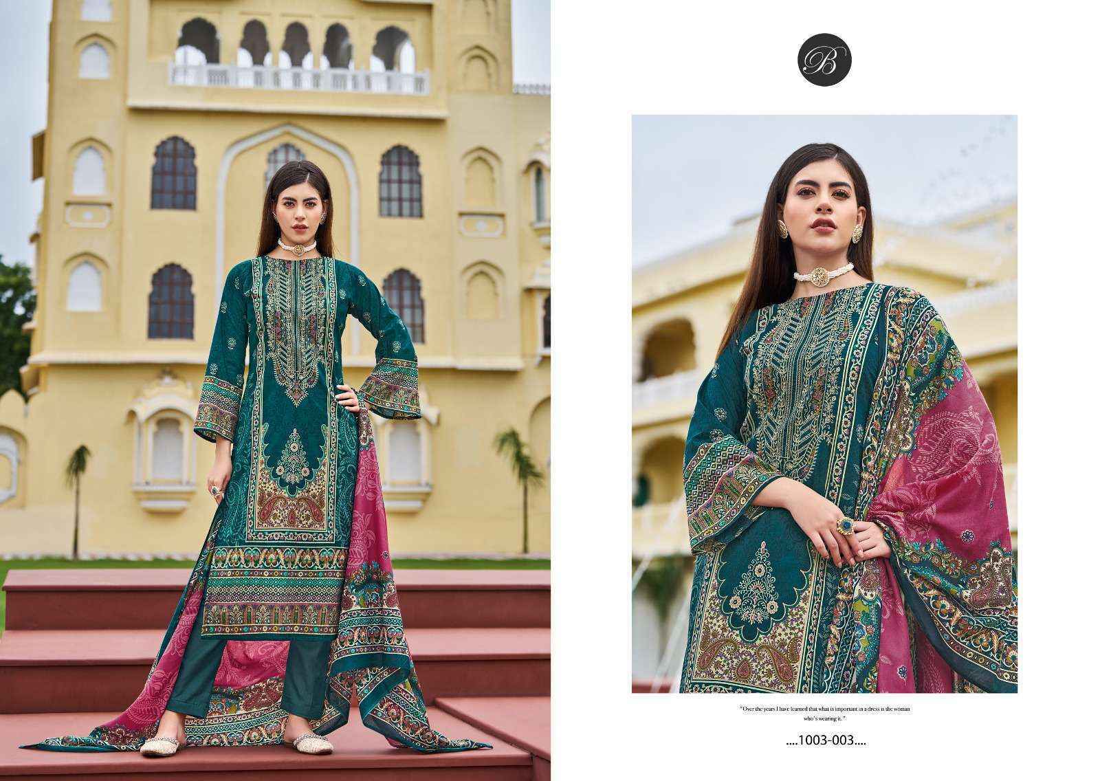 Belliza Naira Vol-81 Cotton Dress Material (8 pcs Cataloge)