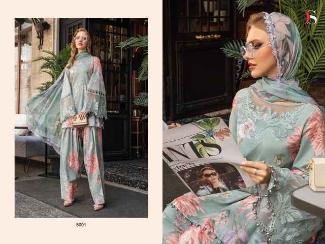 Deepsy Maria B Mprint 24-4 Cotton Dress Material (6 pcs Catalogue)