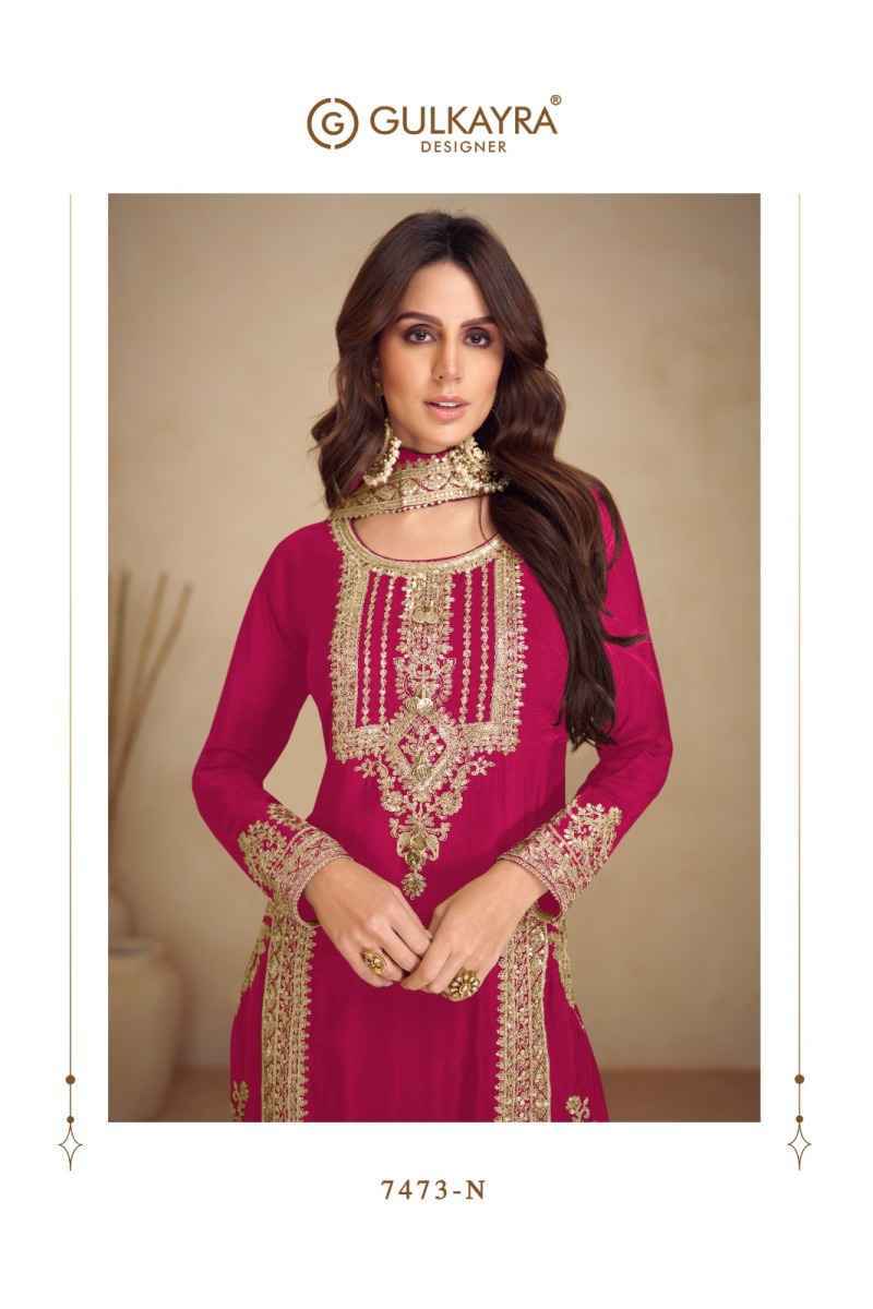 Gulkayra Designer Apsara Vol-4 Readymade Chinon Dress (5 pcs Catalogue)