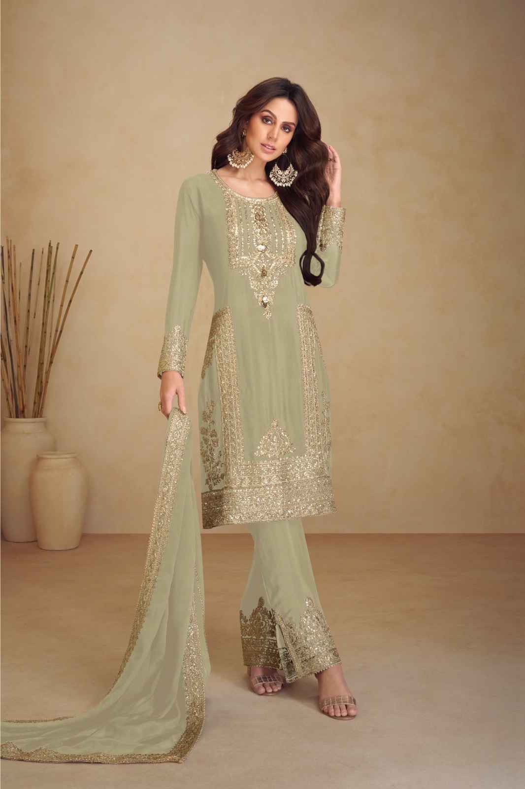 Gulkayra Designer Apsara Vol-4 Readymade Chinon Dress (5 pcs Catalogue)