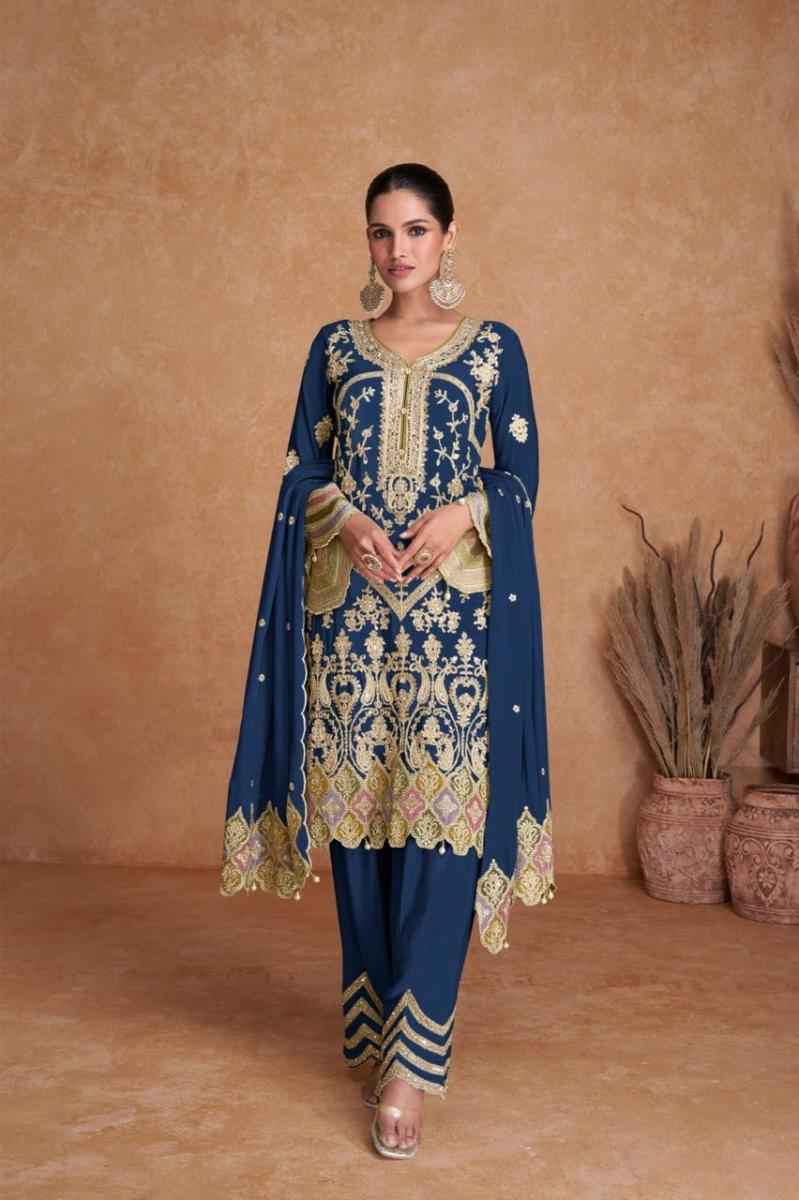 Gulkayra Designer Liyana Vol-2 Readymade Chinon Dress (5 pcs Catalogue)