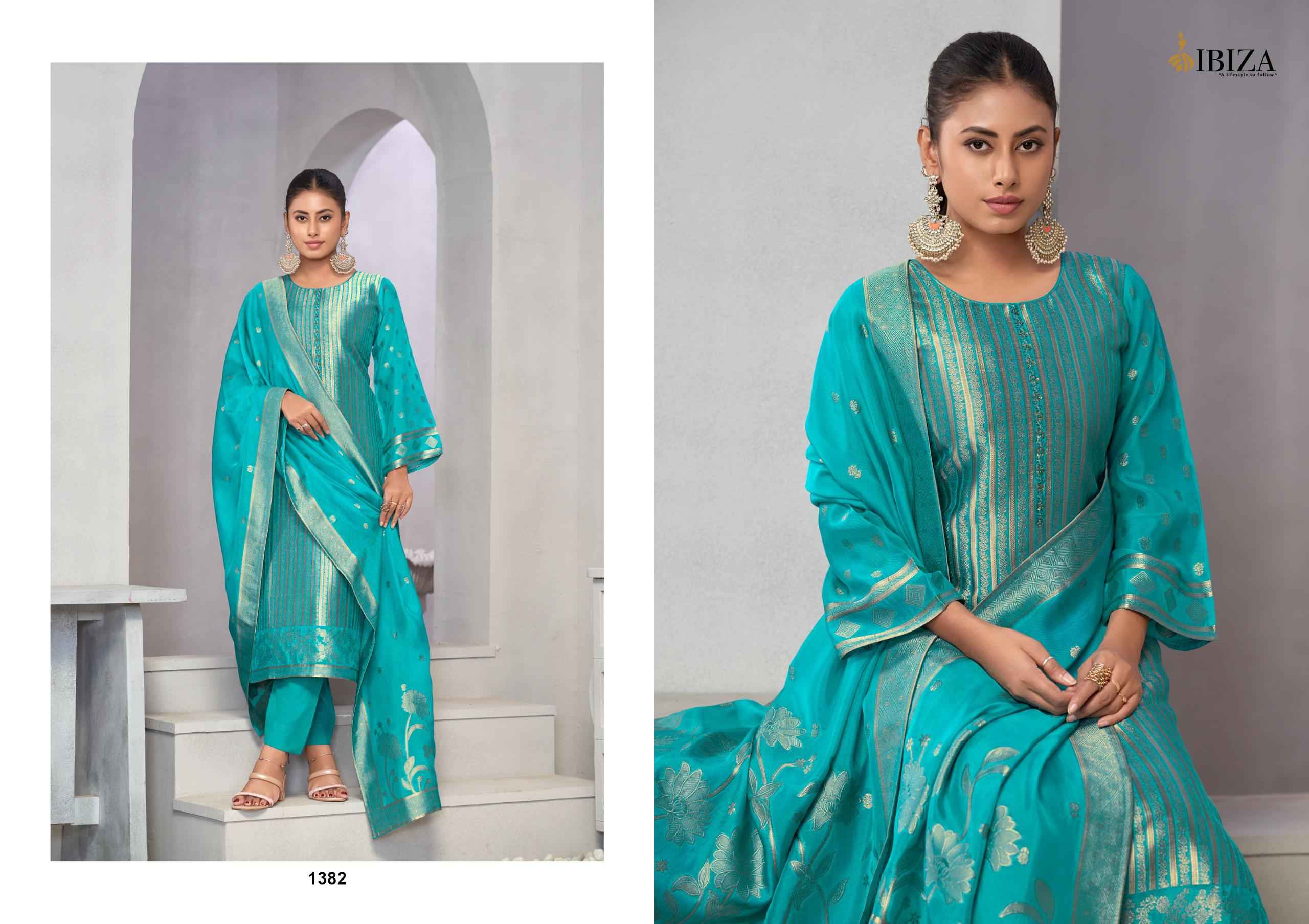 Ibiza Vihani Pure Banglory Silk Dress Material (4 pcs Catalogue)