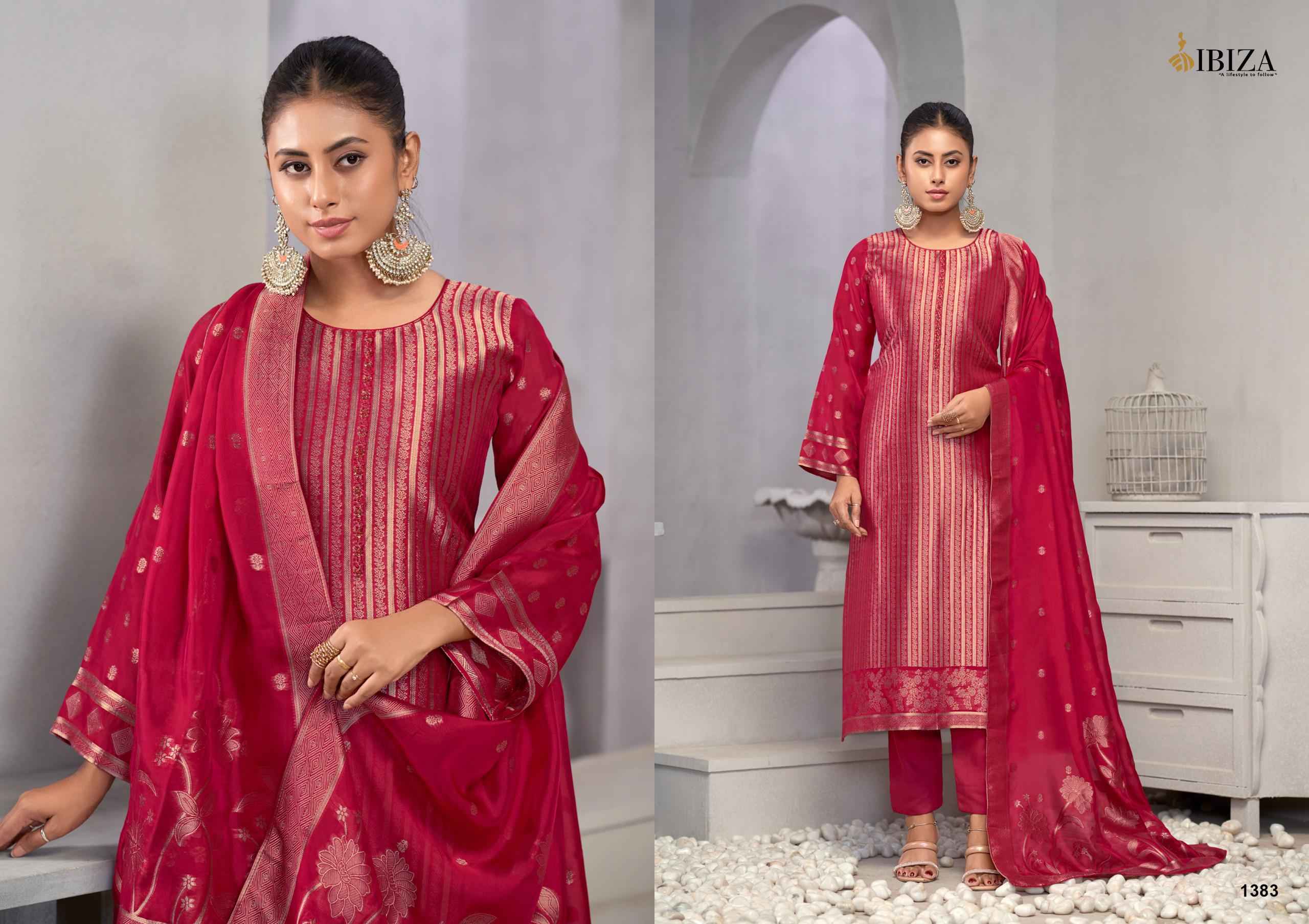 Ibiza Vihani Pure Banglory Silk Dress Material (4 pcs Catalogue)