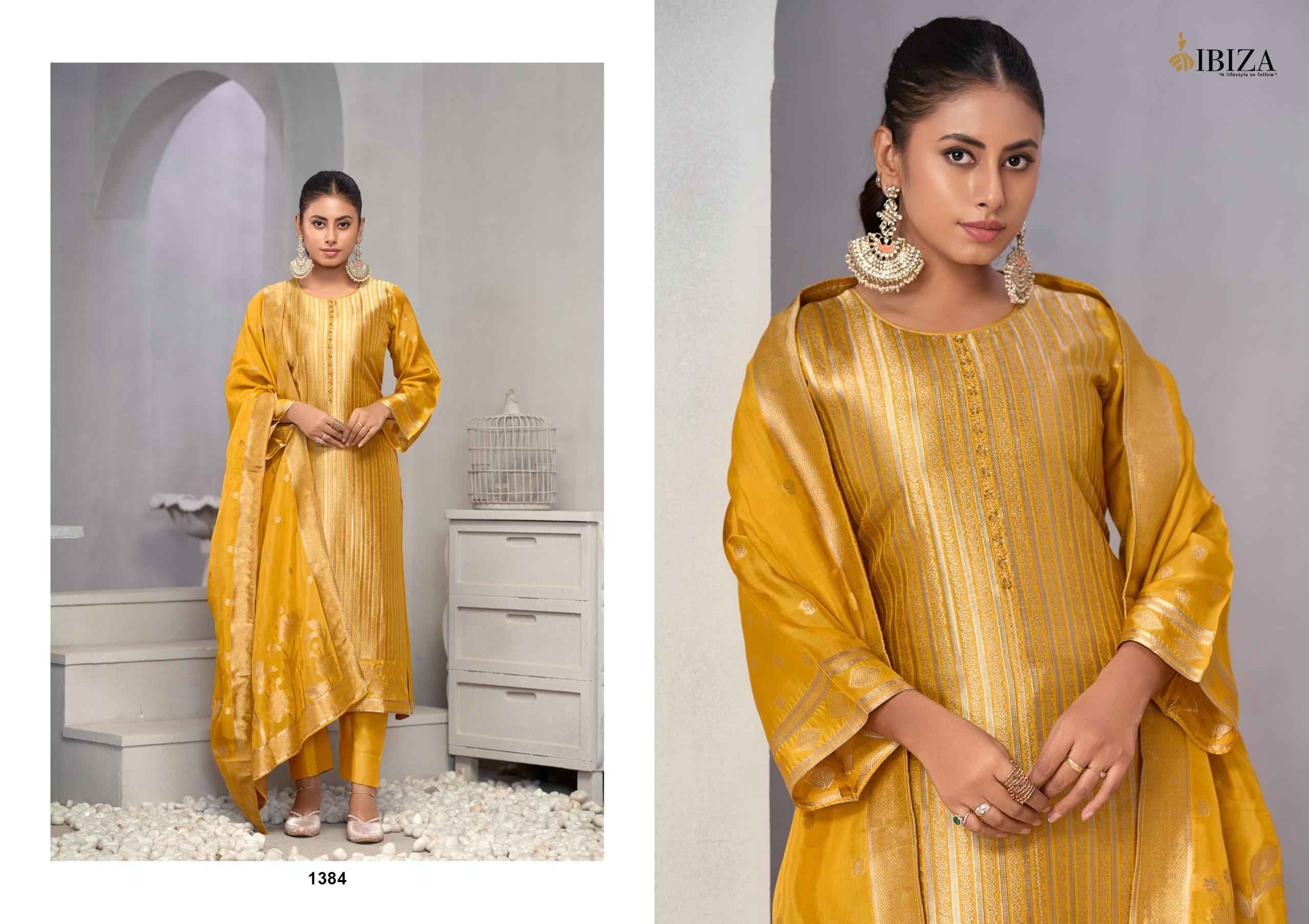 Ibiza Vihani Pure Banglory Silk Dress Material (4 pcs Catalogue)