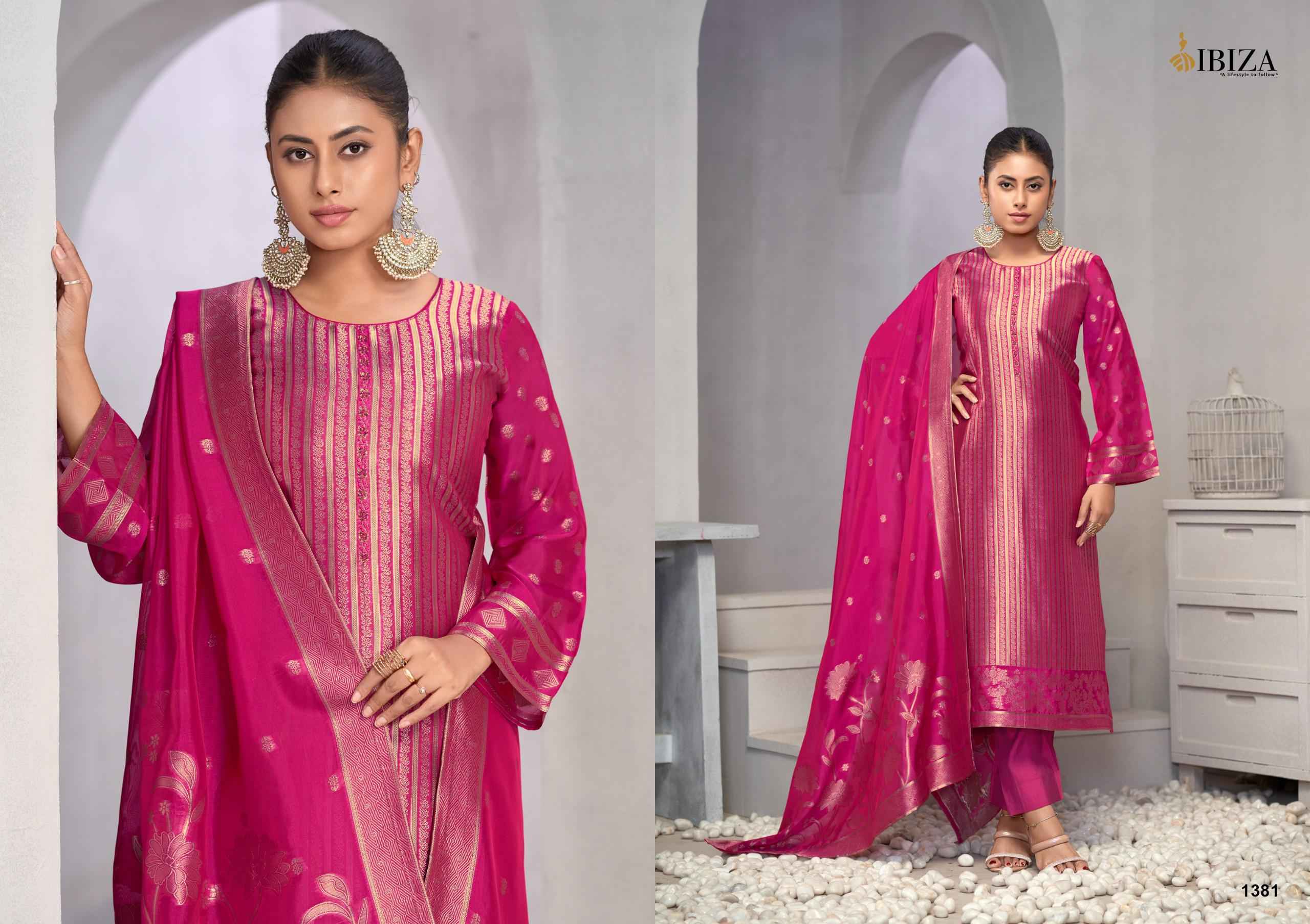 Ibiza Vihani Pure Banglory Silk Dress Material (4 pcs Catalogue)