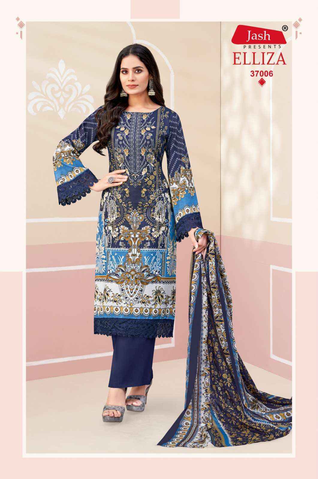 Jash Elliza Vol-37 Cotton Dress Material (10 pcs Catalogue)