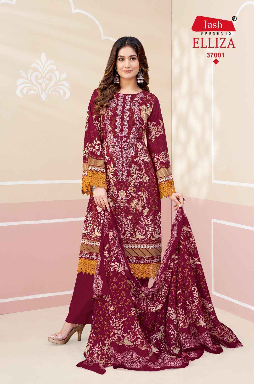 Jash Elliza Vol-37 Cotton Dress Material (10 pcs Catalogue)