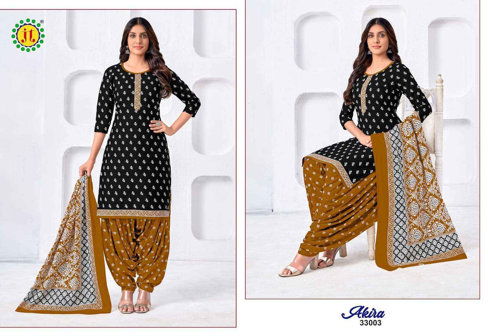 Jt Akira Vol 33 Cotton Dress Material 15 pcs Catalogue