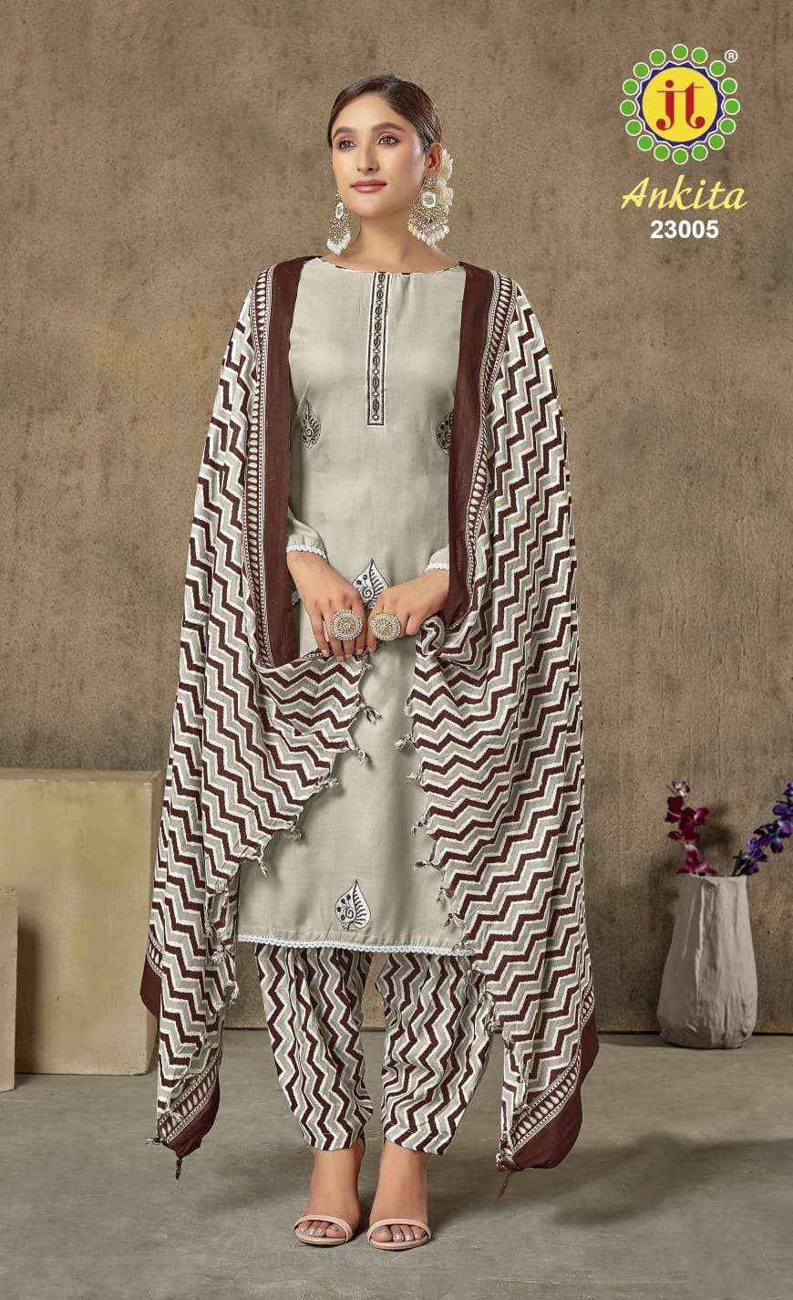 Jt Ankita Vol-23 Rayon Dress Material (5 pcs Catalogue)