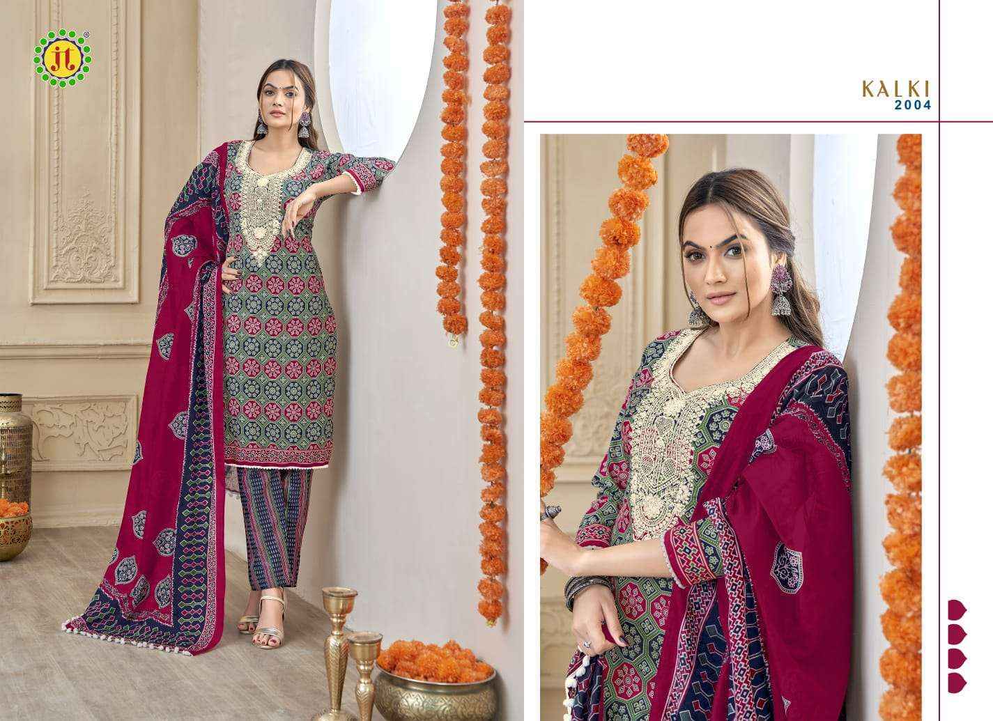 Jt Kalki Vol-2 Cotton Dress Material (10 pcs Catalogue)