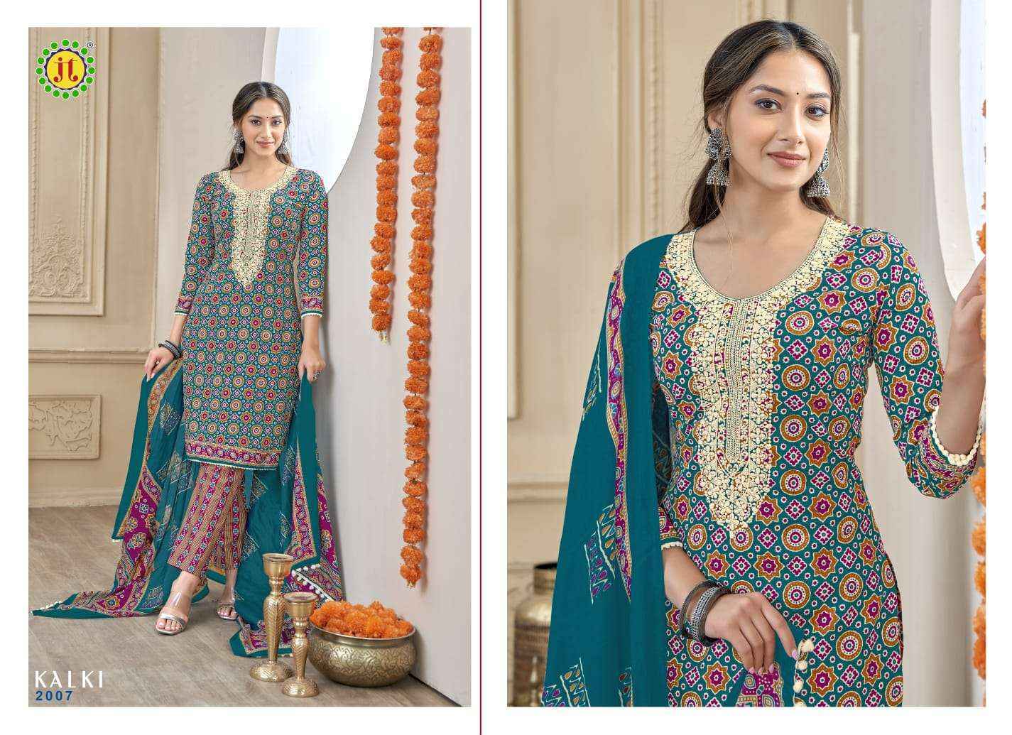 Jt Kalki Vol-2 Cotton Dress Material (10 pcs Catalogue)