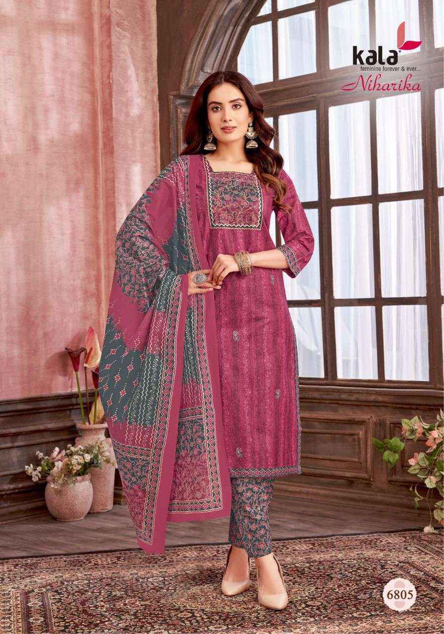 Kala Niharika Vol-3 Cotton Dress Material (8 pcs Catalogue)