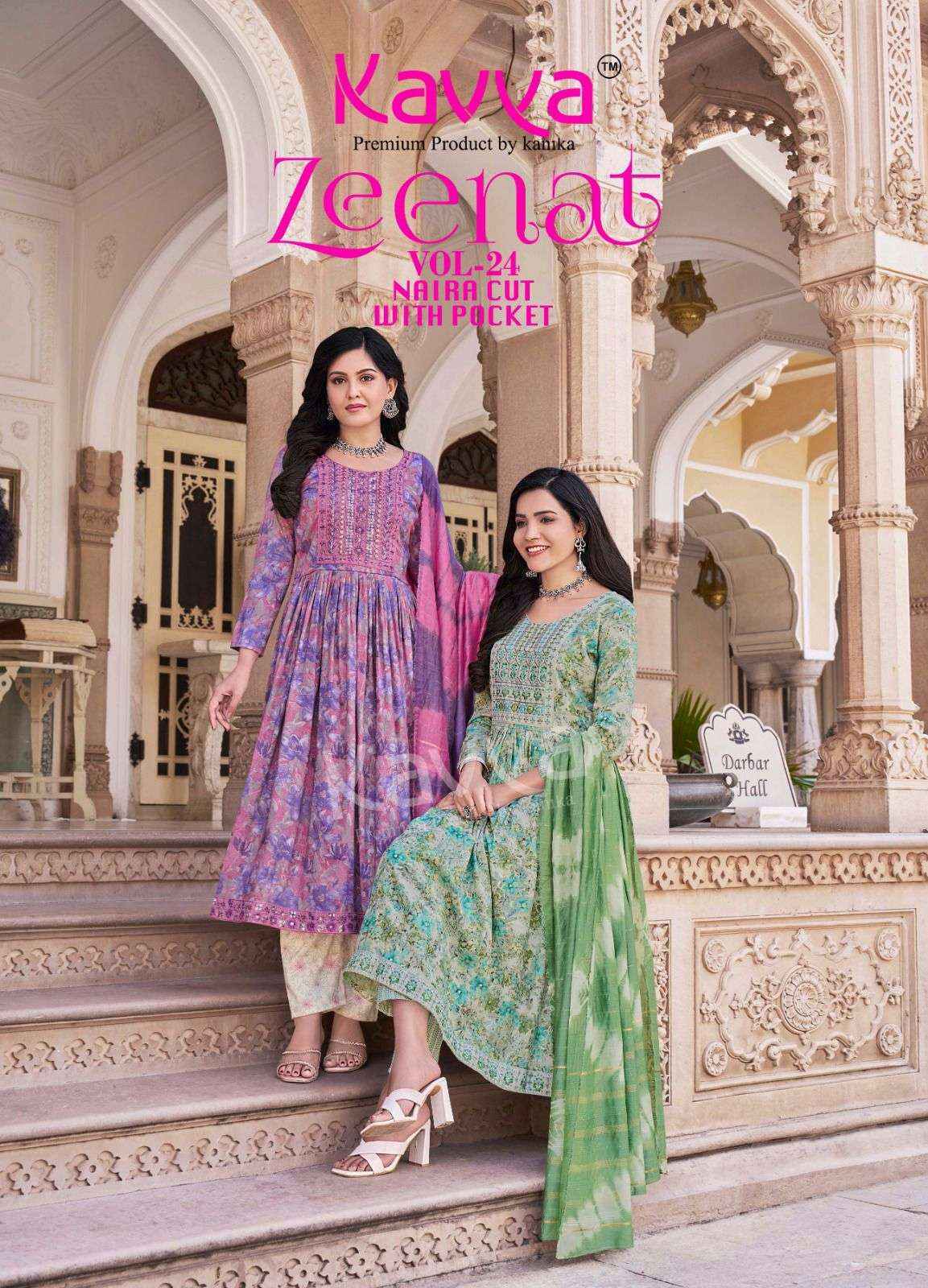 Kavya Zeenat Vol-24 Capsule Readymade Suit (10 pcs Catalogue)