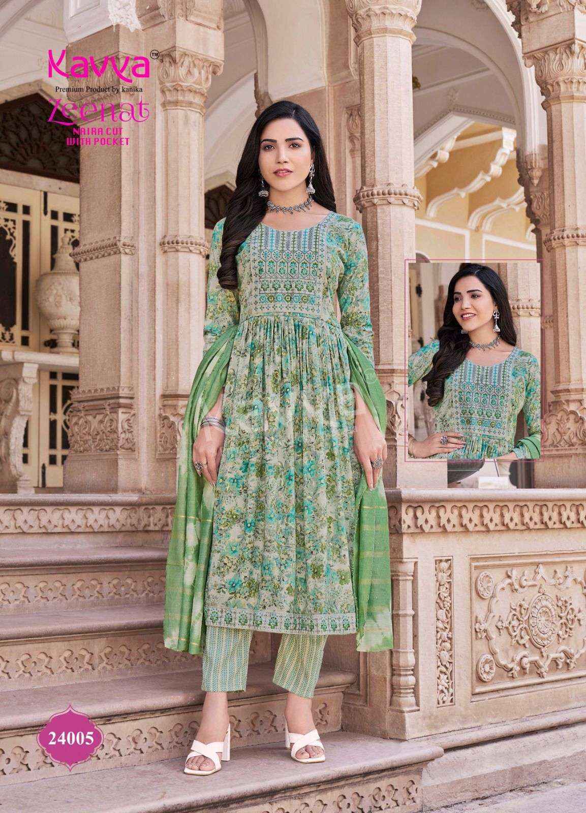 Kavya Zeenat Vol-24 Capsule Readymade Suit (10 pcs Catalogue)