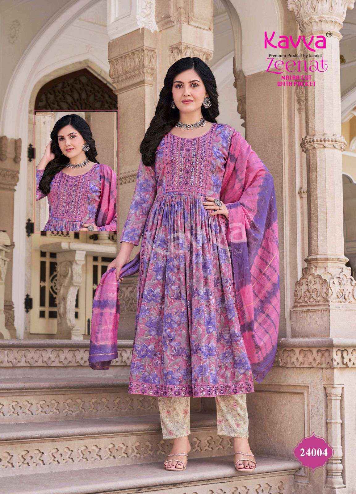 Kavya Zeenat Vol-24 Capsule Readymade Suit (10 pcs Catalogue)