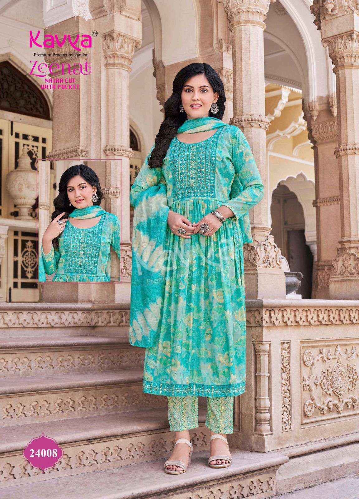 Kavya Zeenat Vol-24 Capsule Readymade Suit (10 pcs Catalogue)