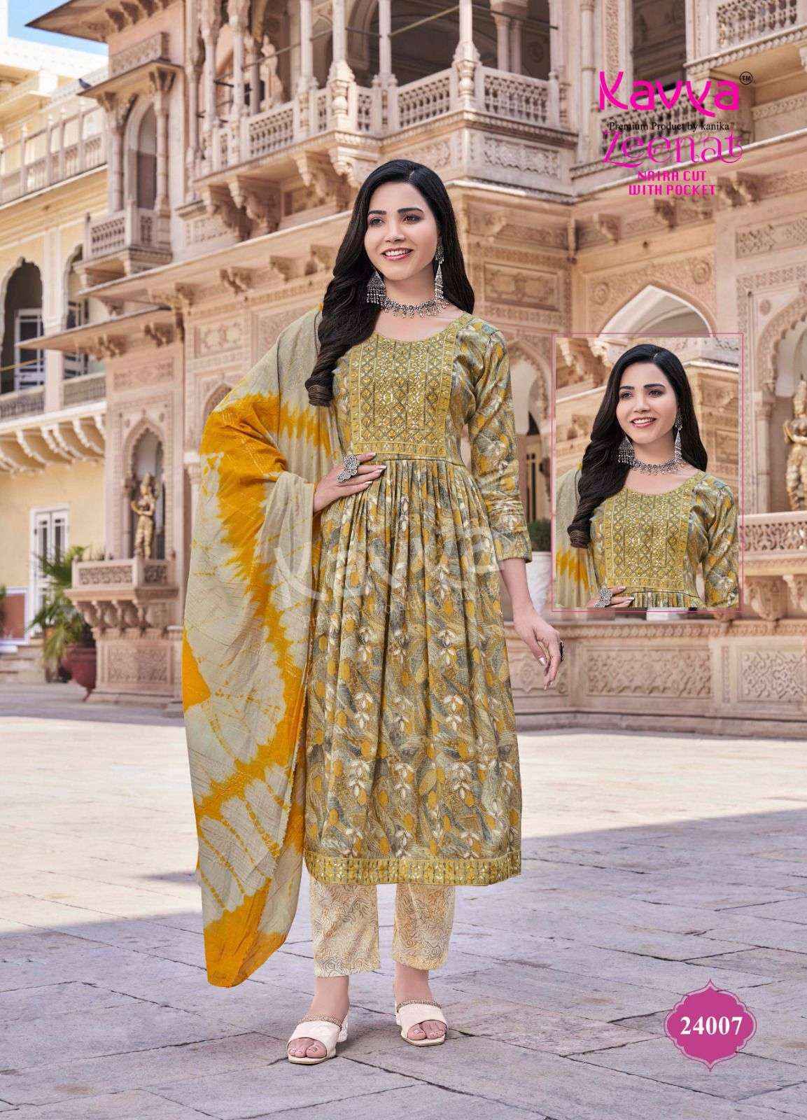 Kavya Zeenat Vol-24 Capsule Readymade Suit (10 pcs Catalogue)